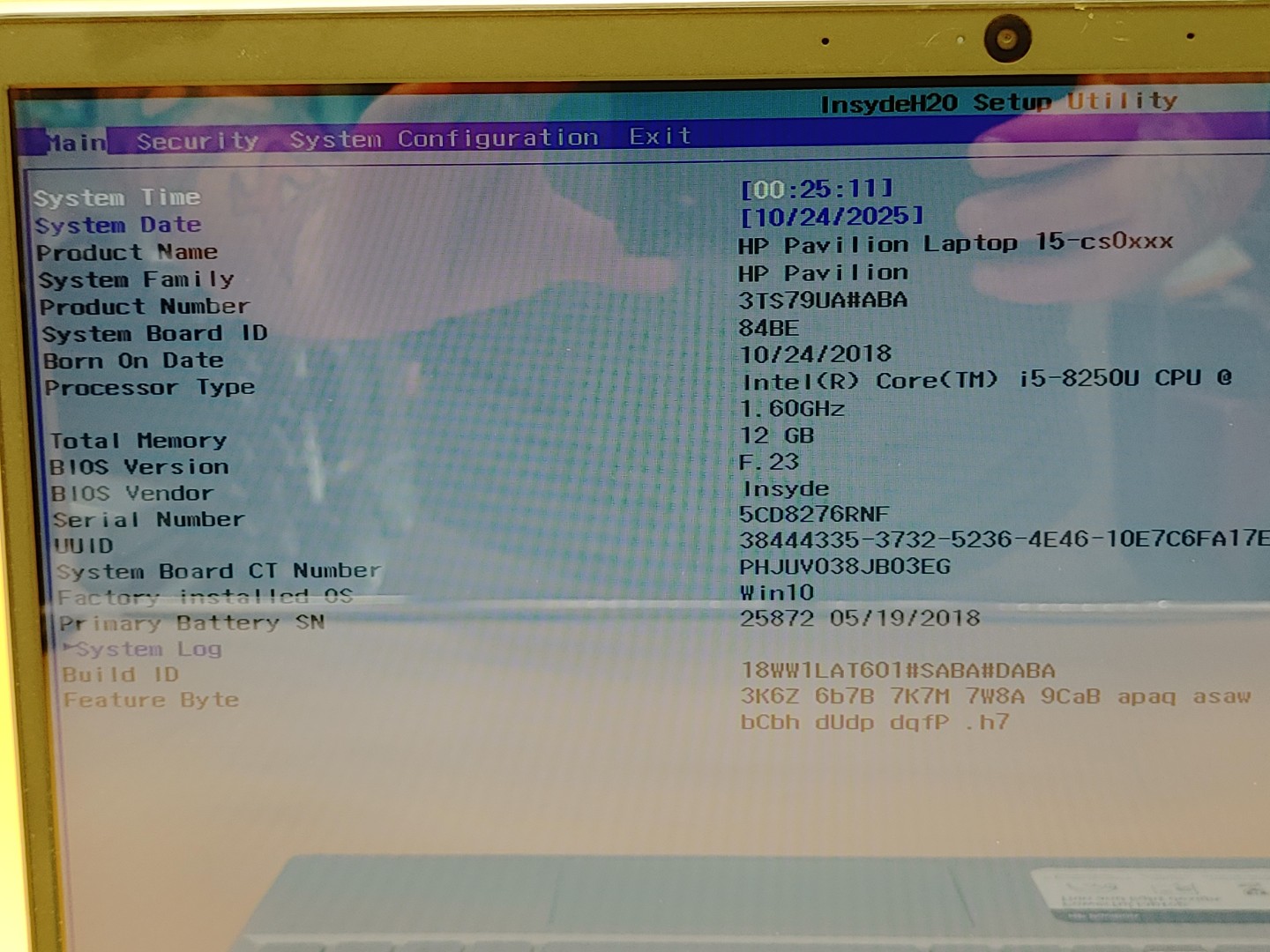 HP Pavilion 15-cs0053cl 15.6" Touch Intel i5-8250U 12GB 1TB HDD **NO OS/NO AC** - Image 8