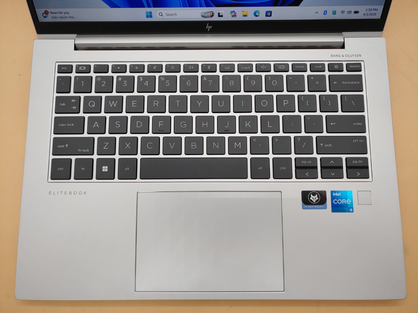 HP EliteBook 840 G9 14" FHD Intel i5-1235U 16GB 512GB SSD Win11Pro **NO A/C** - Image 5