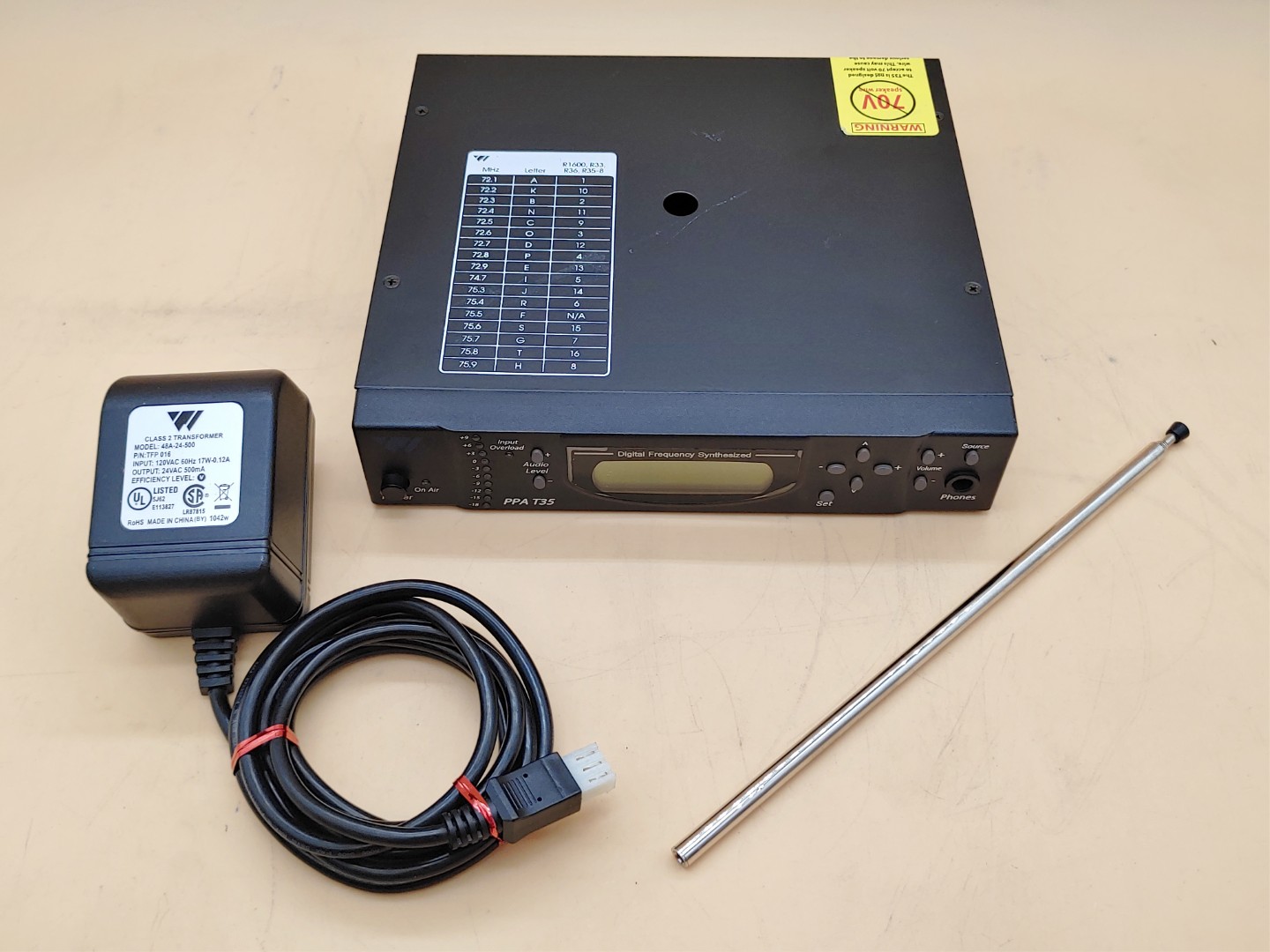 Williams Sound PPA T35 Personal PA Transmitter w/ OEM Power Adapter + Antenna - Image 12
