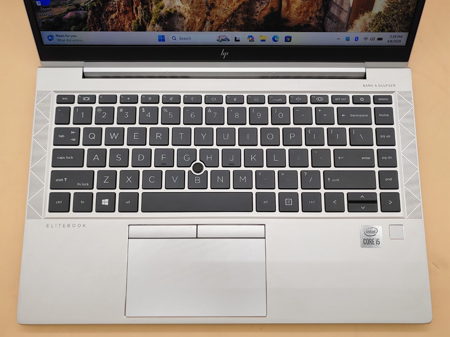 HP EliteBook 840 G7 14" Intel-Core i5-10210U 16GB 512GB Windows11Pro **NO A/C*** - Image 5