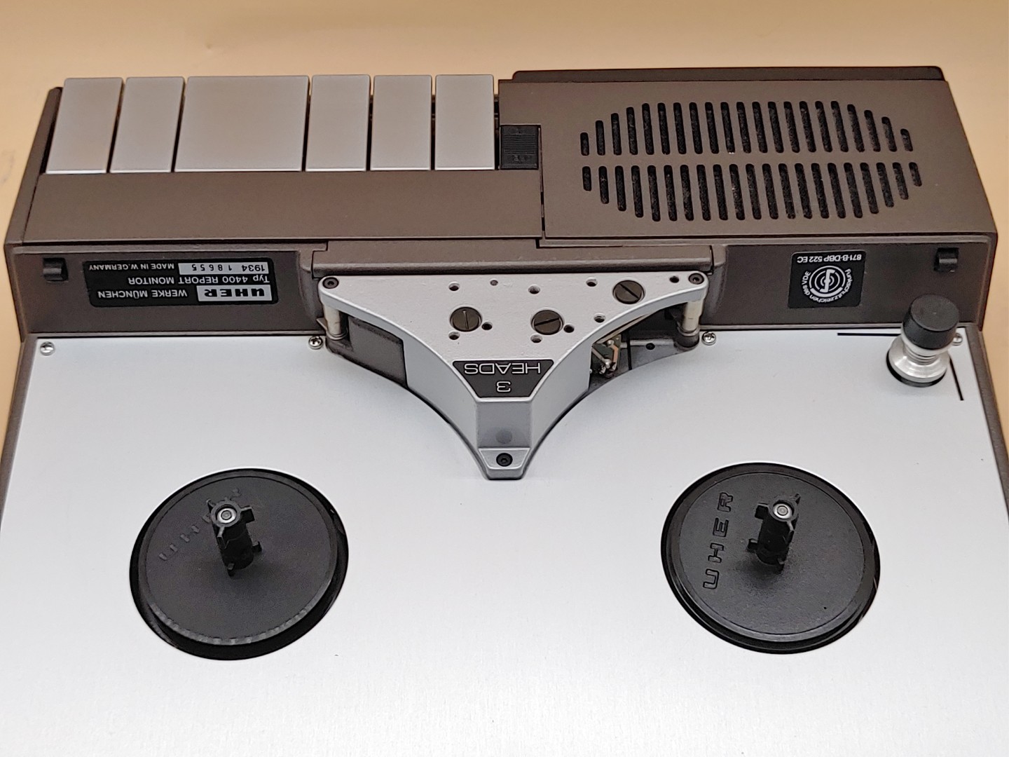 UHER 4400 Report Monitor 4-Channel Tape Recorder Reporter *POWER ON TESTED**READ - Image 9