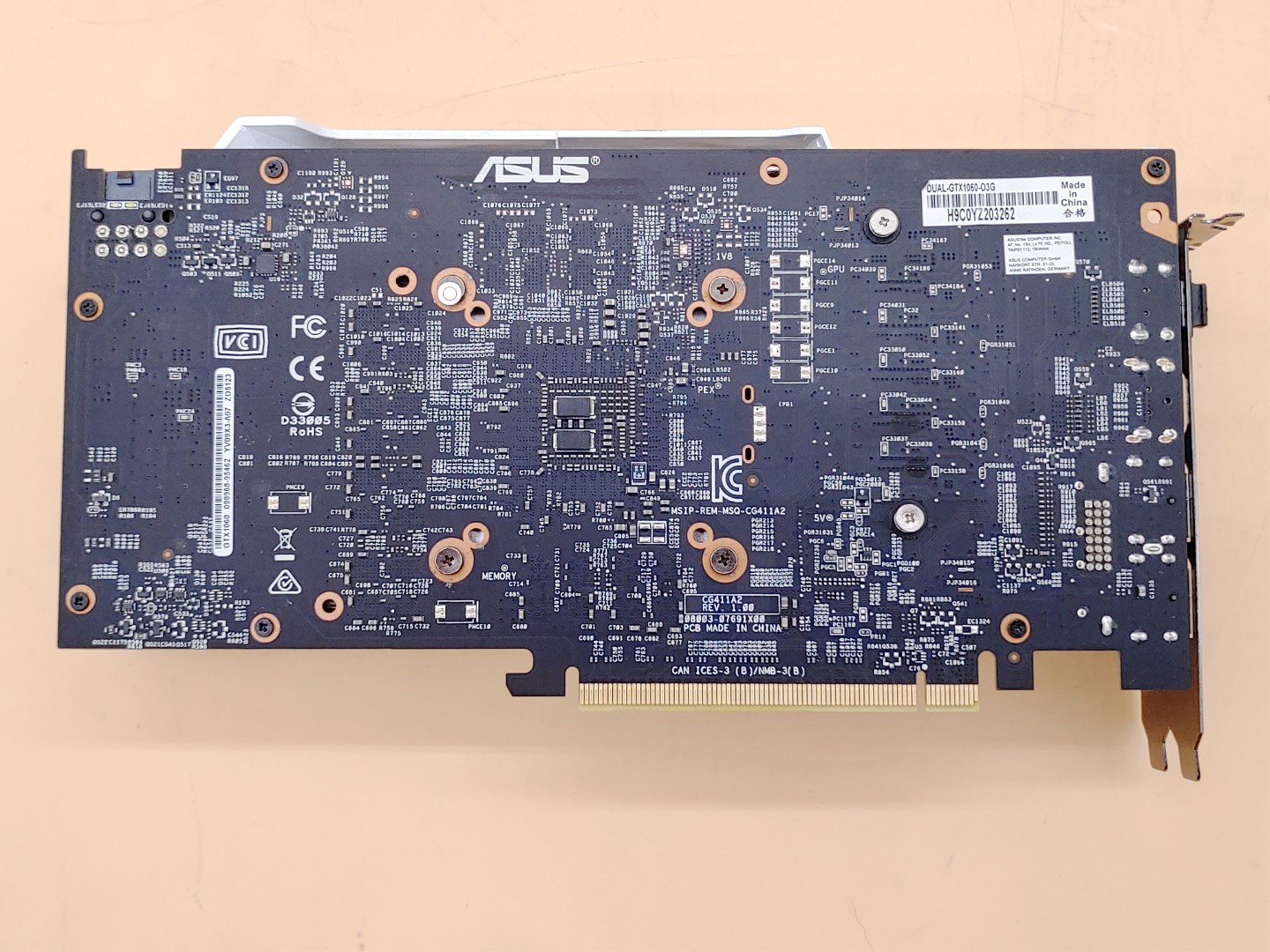 ASUS Dual GeForce GTX 1060 3GB GDDR5 PCIe Graphic Card (DUAL-GTX1060-O3G) - Image 7
