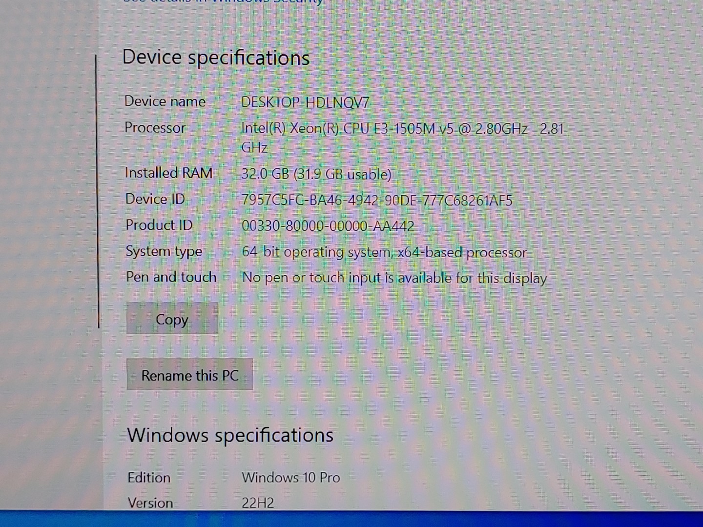 HP ZBook 15 G3 Xeon E3-1505M v5 32GB 512GB Win10Pro Quadro M2000M **NO A/C** - Image 8