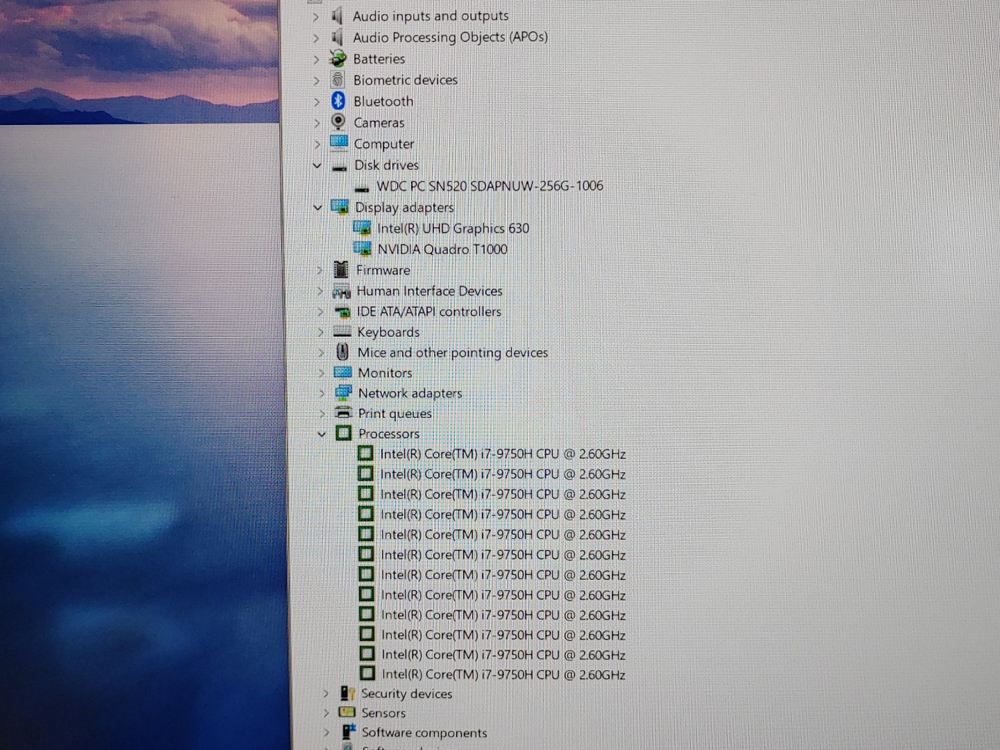 HP ZBook 15 G6 15.6" Intel i7-9750H 16GB 256GB T1000 Win11Pro *NO BATT* *NO A/C* - Image 11