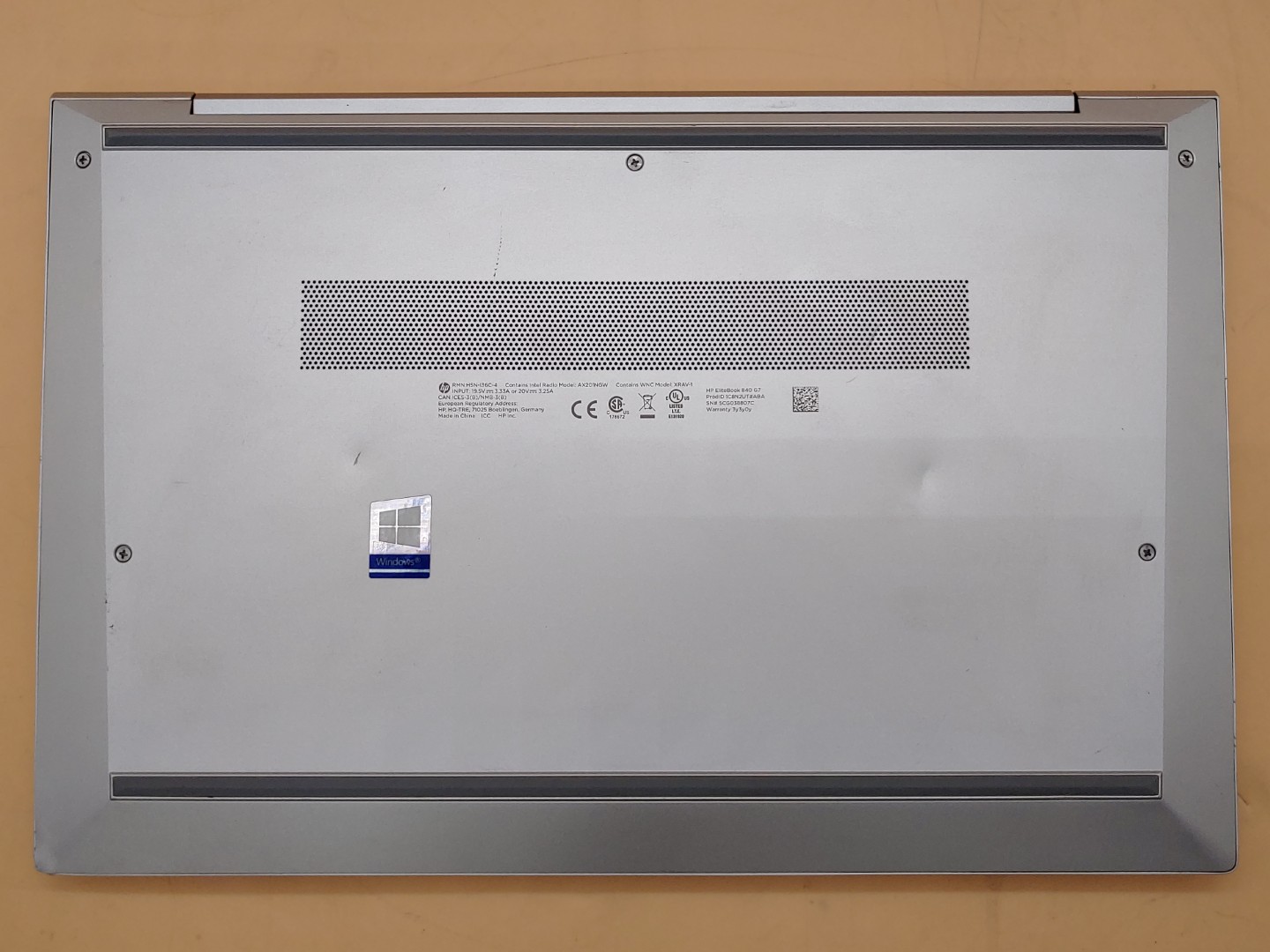 HP EliteBook 840 G7 14" Intel i5-10210U 16GB 512GB Win11Pro *NO A/C* ***READ*** - Image 7