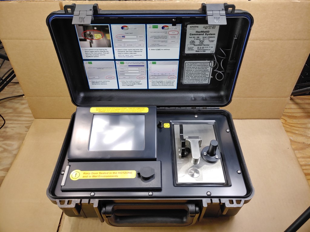 Smiths Detection 023-1005 HazMatID Command System ✔✔✔✔ *NO POWER ADAPTER*