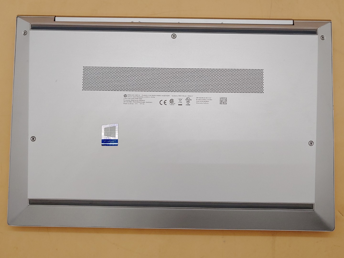 HP EliteBook 840 G7 14" Intel-Core i5-10210U 16GB 512GB Windows11Pro **NO A/C*** - Image 7