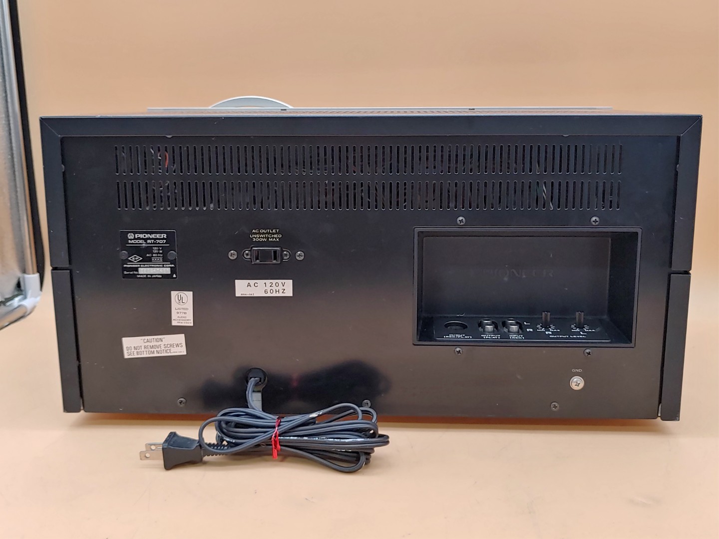Pioneer RT-707 Reel-to-Reel Tape Recorder **POWER ON TESTED ONLY** - Image 8