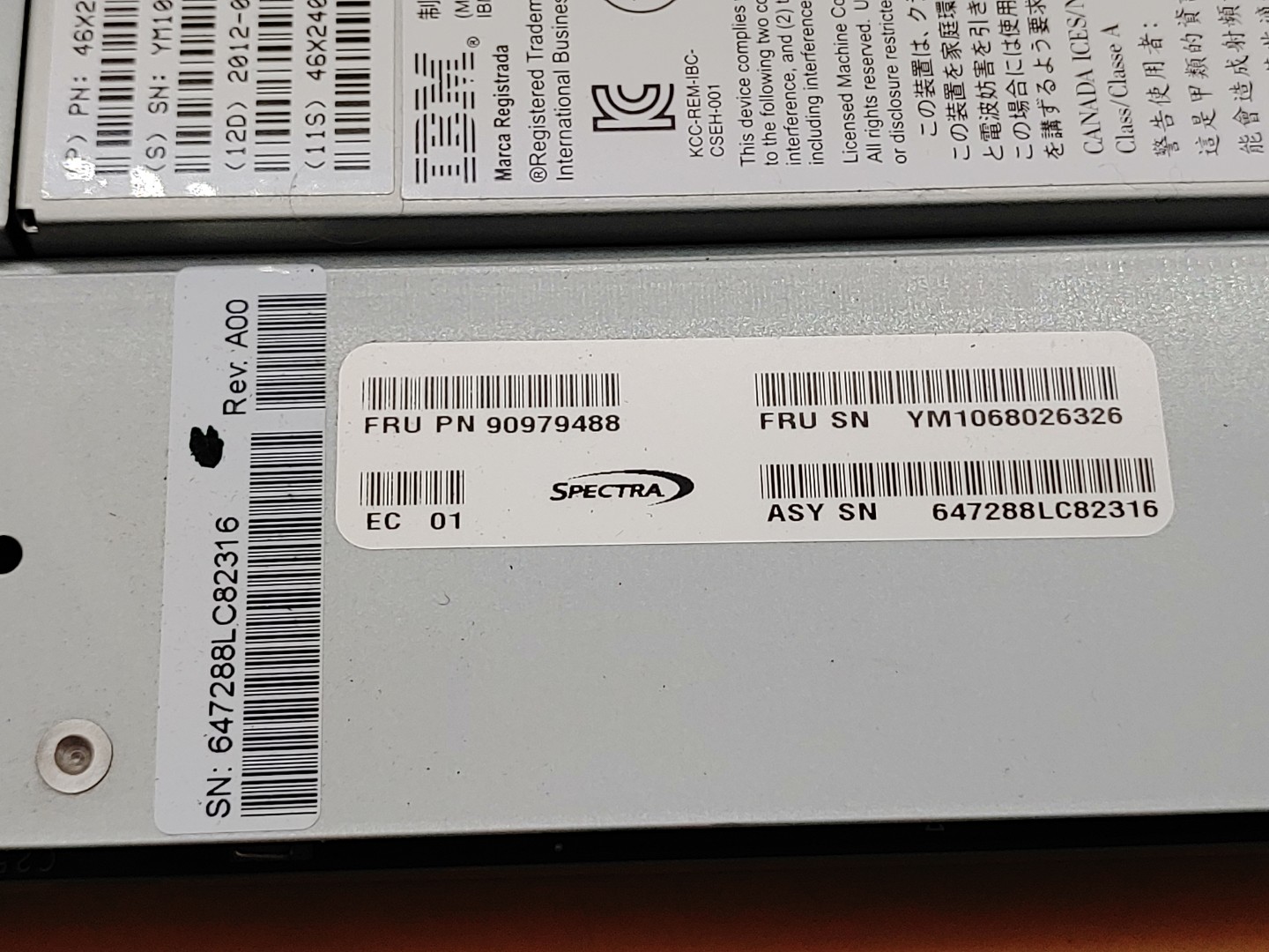 IBM LTO Ultrium 5-H FC Tape Drive Module (46X2400 / 46X1364) - Image 8