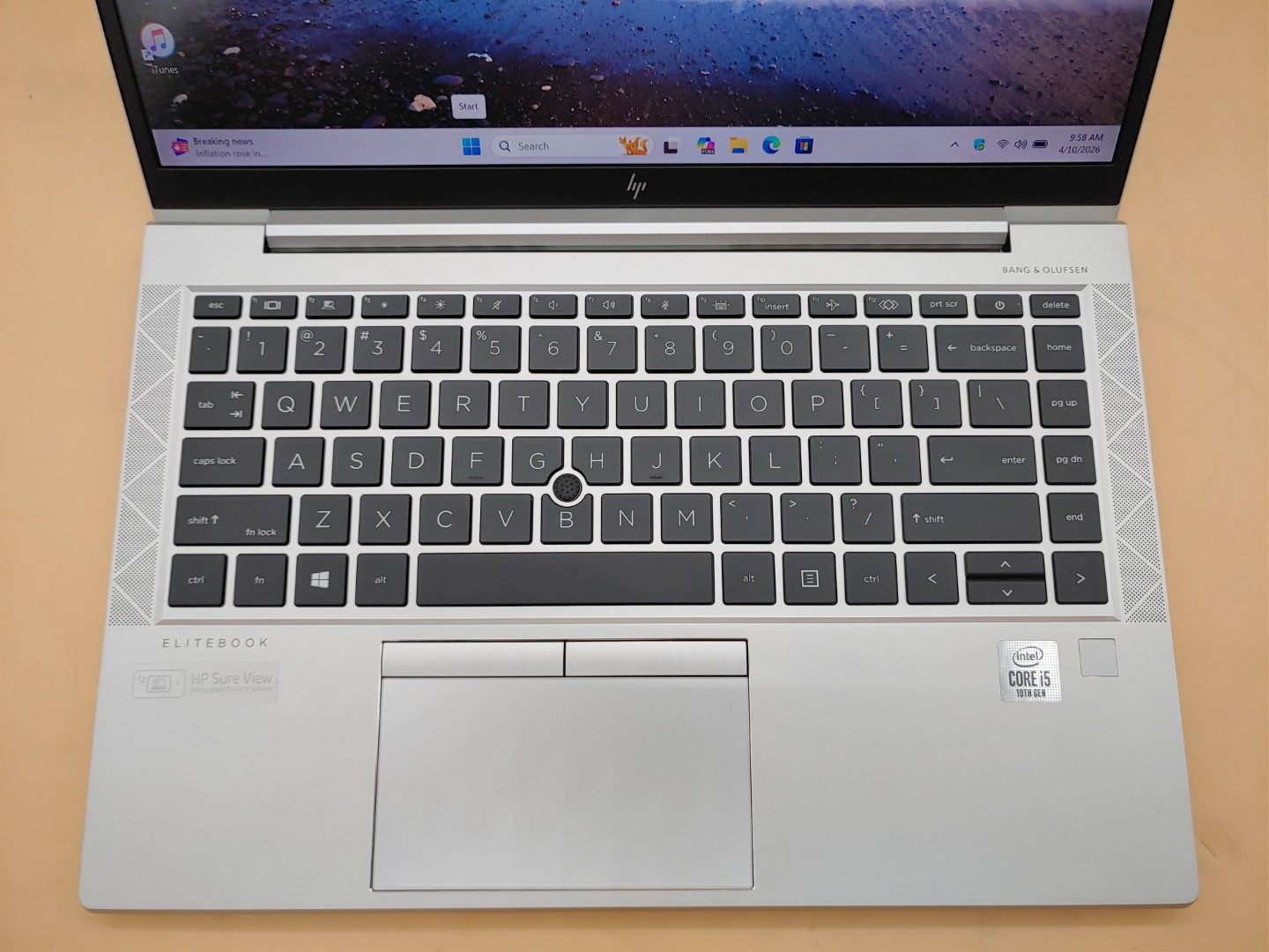 HP EliteBook 840 G7 14" i5-10210U 16GB 512GB SSD Win11Pro *NO A/C* ****READ**** - Image 5