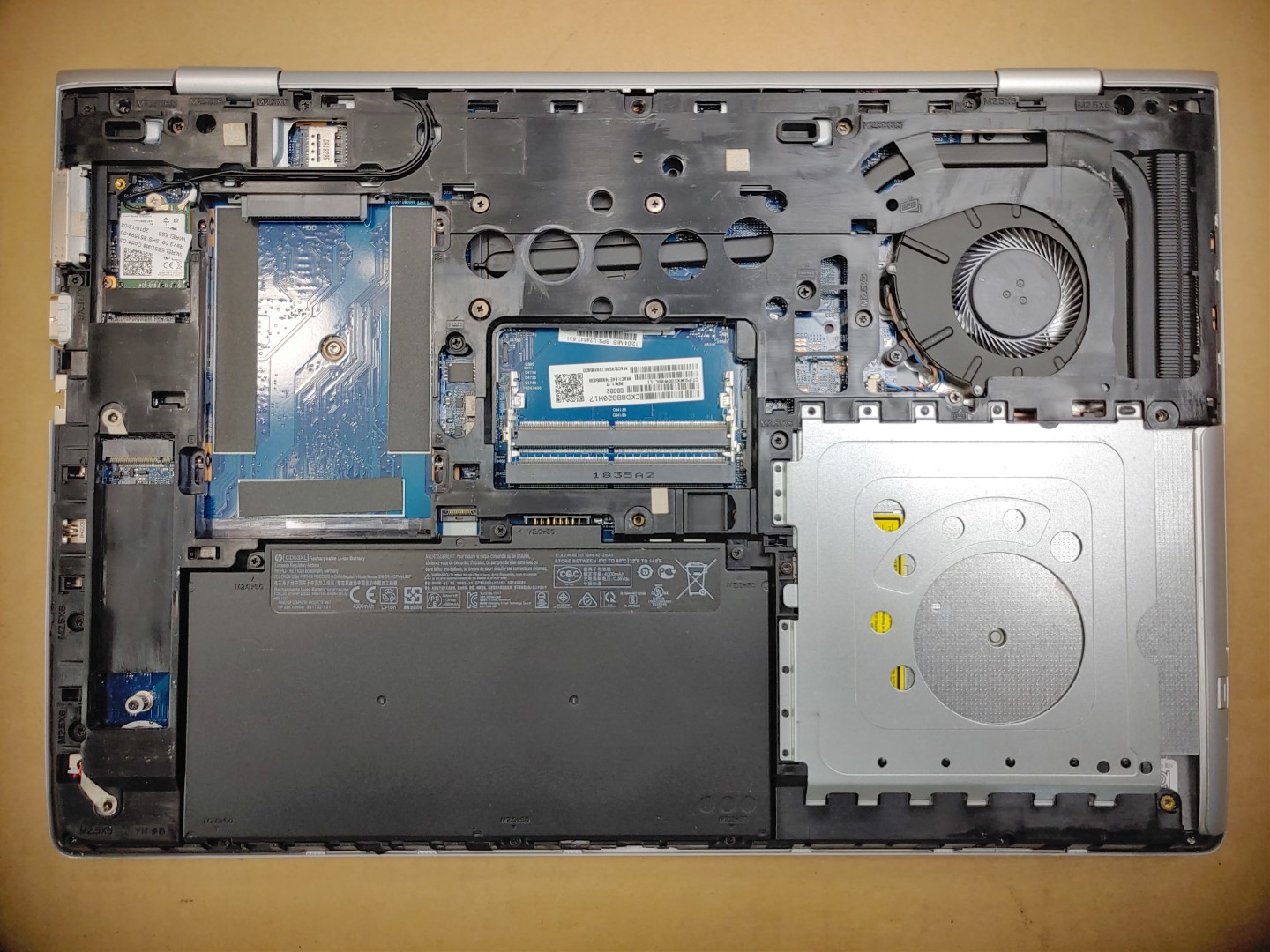 HP ProBook 650 G4 15.6" Intel i5-7200U✔ **NO RAM/NO HDD/NO AC** *BIOS PASSWORD* - Image 7