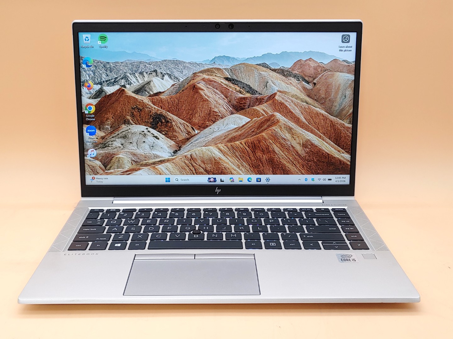 HP EliteBook 840 G7 14" Intel i5-10210U 16GB RAM 512GB SSD Win11Pro **NO A/C** - Image 2