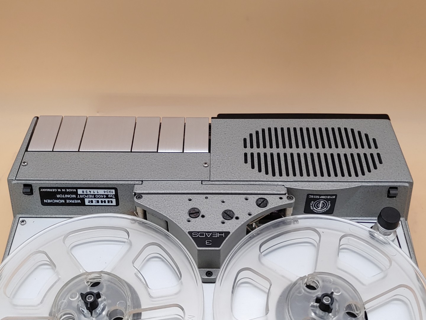 UHER 4400 Report Monitor 4-Channel Tape Recorder Reporter **NO POWER** **READ** - Image 6