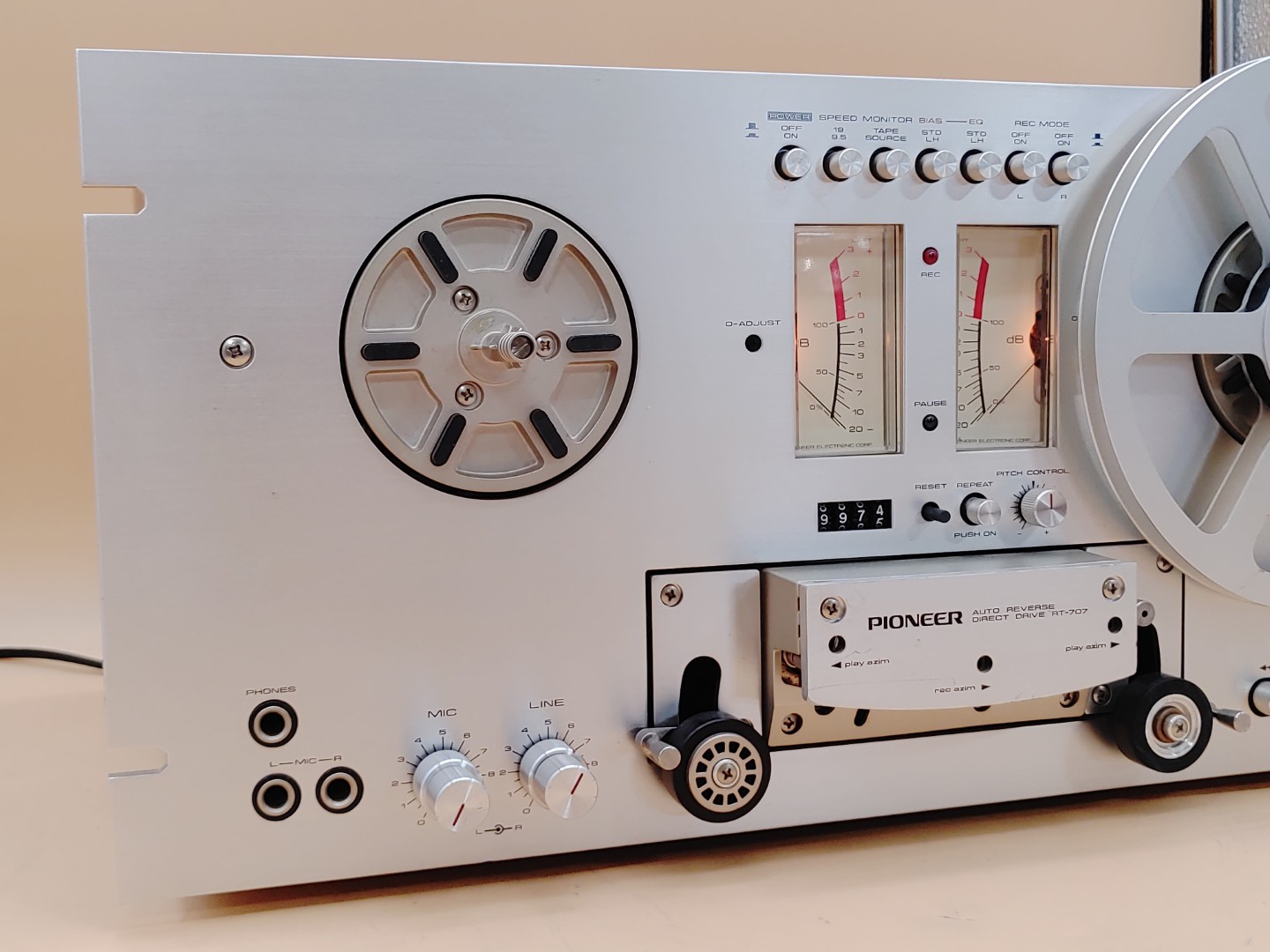 Pioneer RT-707 Reel-to-Reel Tape Recorder **POWER ON TESTED ONLY** - Image 2