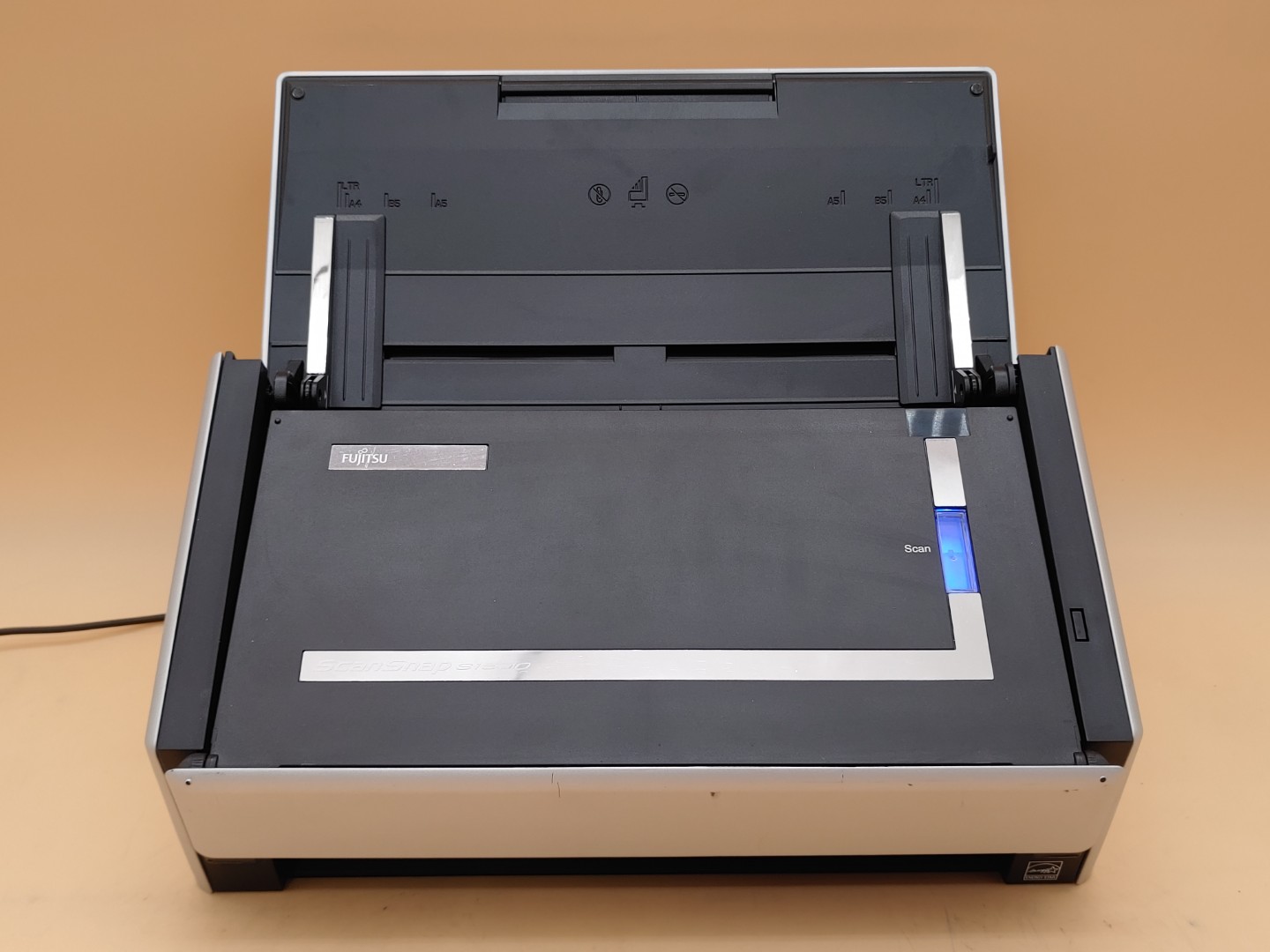 Fujitsu ScanSnap S1500 Document Scanner w/ Power Adapter+USB Cable PA03586-B015 - Image 2