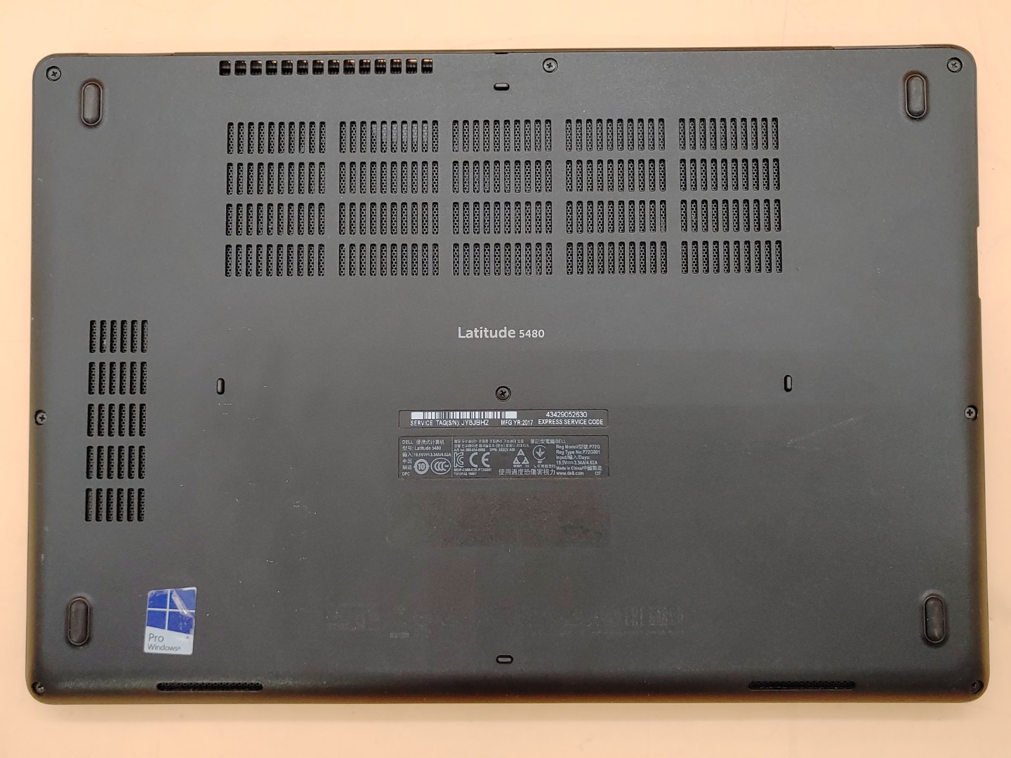 Dell Latitude 5480 14" Intel i5-6300U 8GB RAM 256GB SSD Windows11Pro **NO A/C** - Image 6