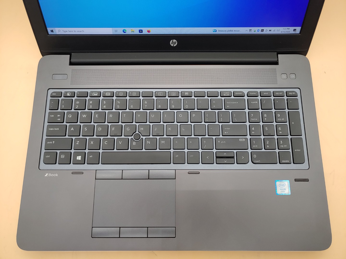 HP ZBook 15 G3 Xeon E3-1505M v5 32GB 512GB Win10Pro Quadro M2000M **NO A/C** - Image 4