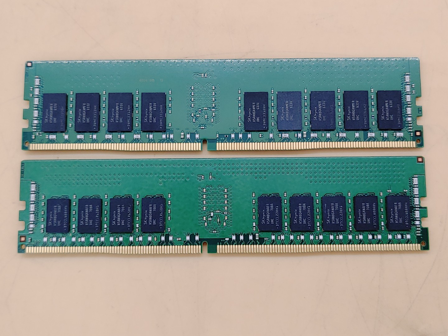 SK Hynix 16GB 1Rx4 PC4-2400T HMA82GR7AFR4N-UH DDR4 ECC Server Memory -LOT of (2) - Image 4