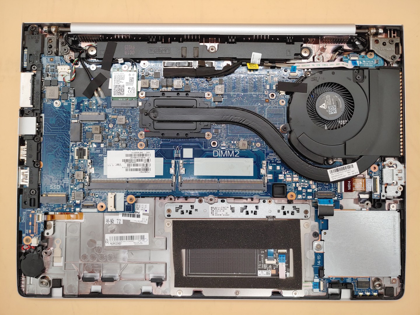 HP EliteBook 840 G5 14" Intel i7-8650U *NO SSD/ NO RAM/ NO BATT/ NO AC* - Image 7