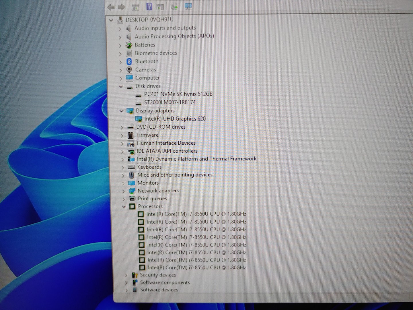 Dell Inspiron 5770 17.3" Intel i7-8550U 16GB 512GB NVMe + 2TB HDD Win11 *NO A/C* - Image 9