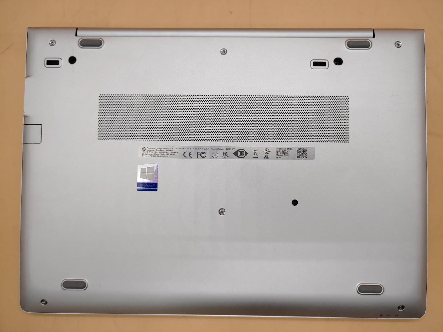 HP EliteBook 840 G5 14" Intel i7-8650U **NO SSD/ NO RAM/ NO BATT/ NO AC** - Image 6