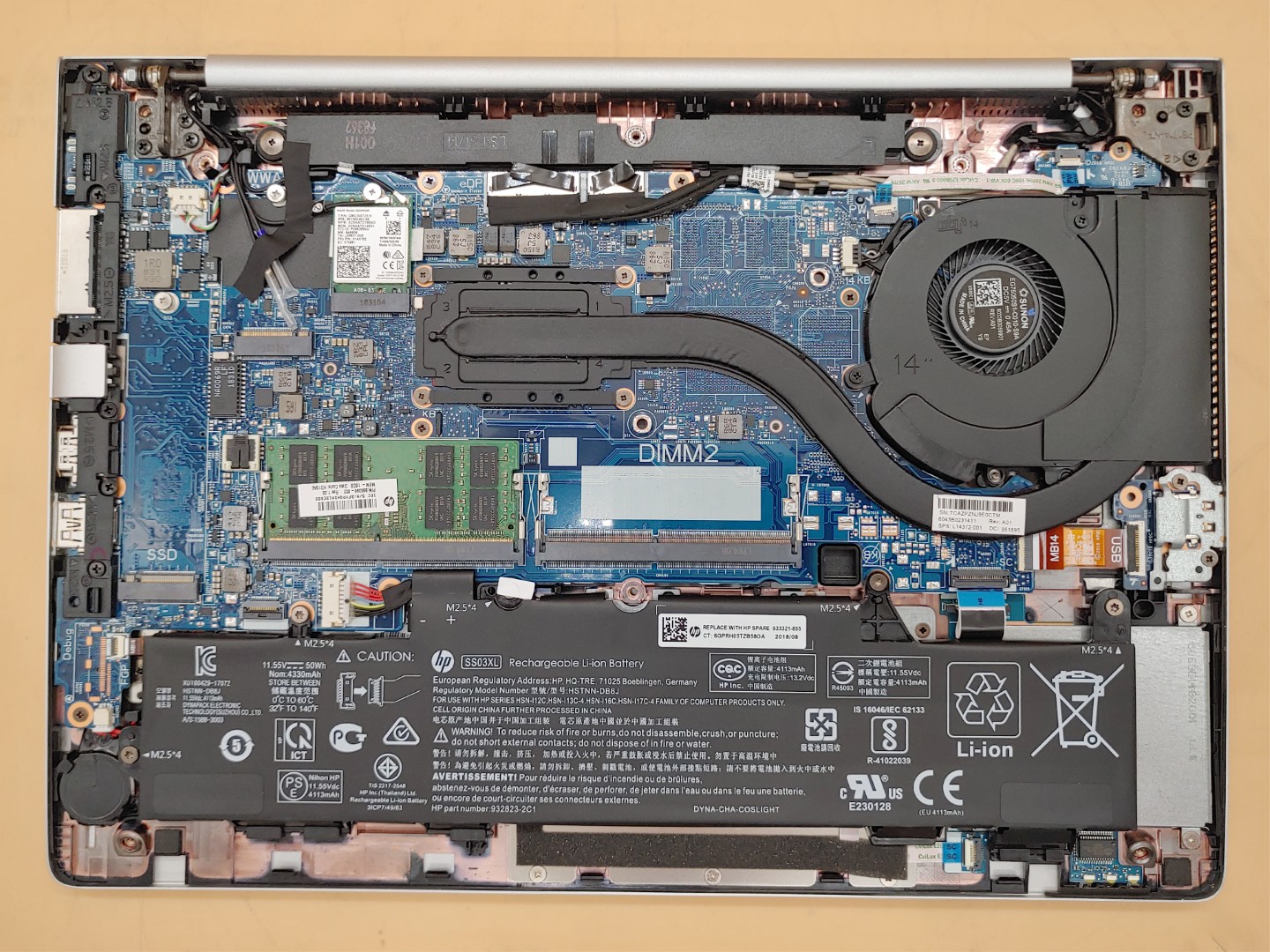 HP EliteBook 840 G5 14" Intel i7-8650U 16GB *NO SSD/NO OS/NO AC* *CRACKED SCREEN - Image 7