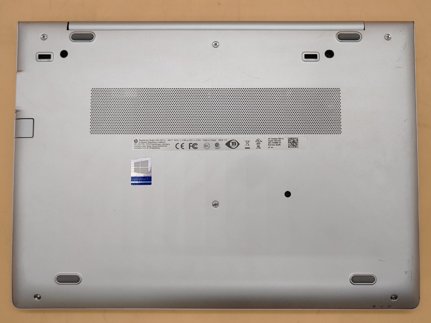 HP EliteBook 840 G5 14" Intel i7-8650U *NO SSD/ NO RAM/ NO BATT/ NO AC* - Image 6