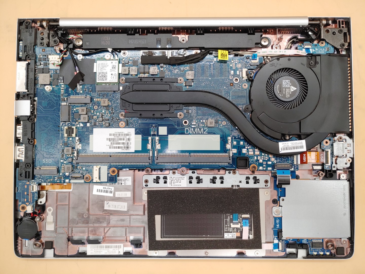 HP EliteBook 840 G5 14" Intel i7-8650U **NO SSD/ NO RAM/ NO BATT/ NO AC** - Image 7