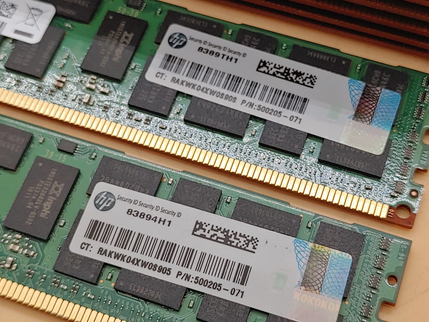 Samsung 8GB 2Rx4 PC3-10600R DDR3 M393B1K70CH0-CH9Q5 ECC Server Ram - LOT of (22) - Image 3
