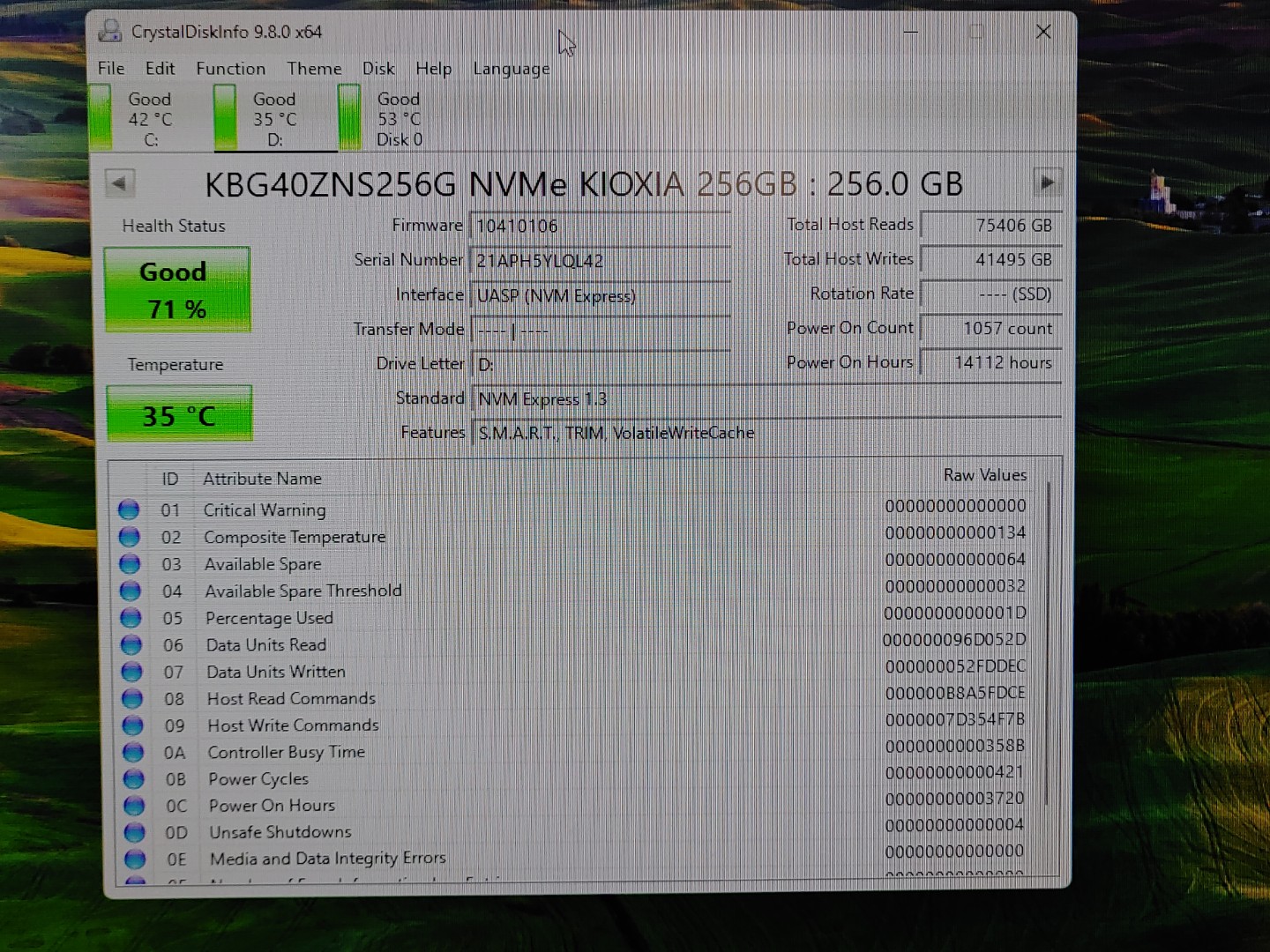 KIOXIA 256GB NVMe M.2 2230 PCIe SSD Solid State Drive KBG40ZNS256G - LOT of (4) - Image 5