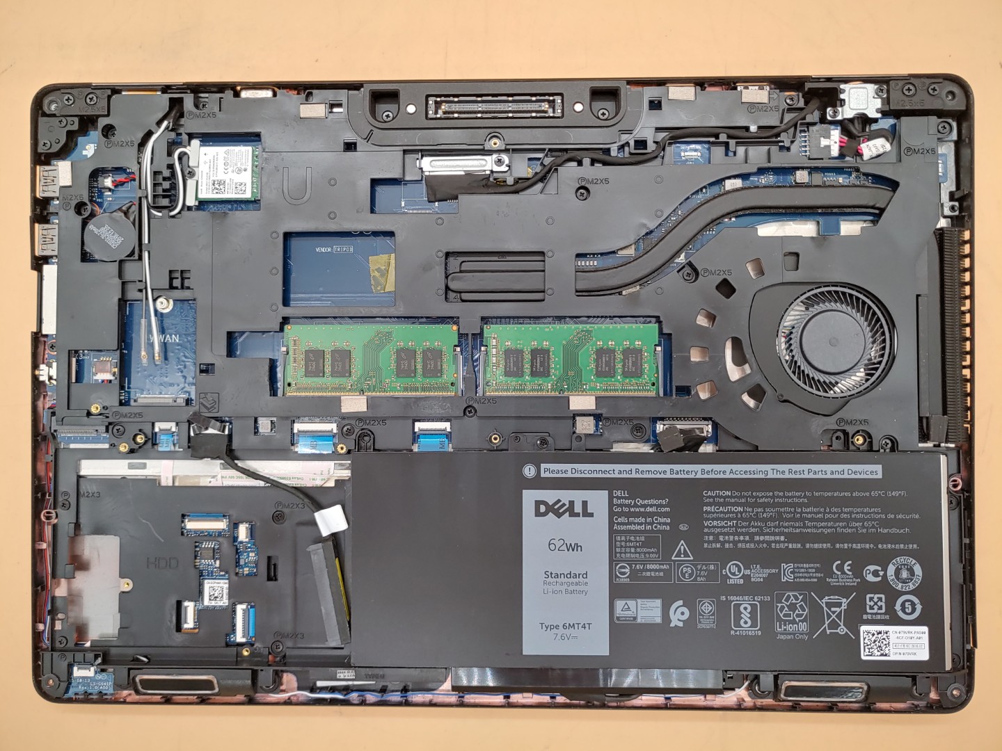 Dell Latitude E5570 15.6" Intel i5-6300U 16GB **NO SSD/HDD/NO OS/NO AC** - Image 7