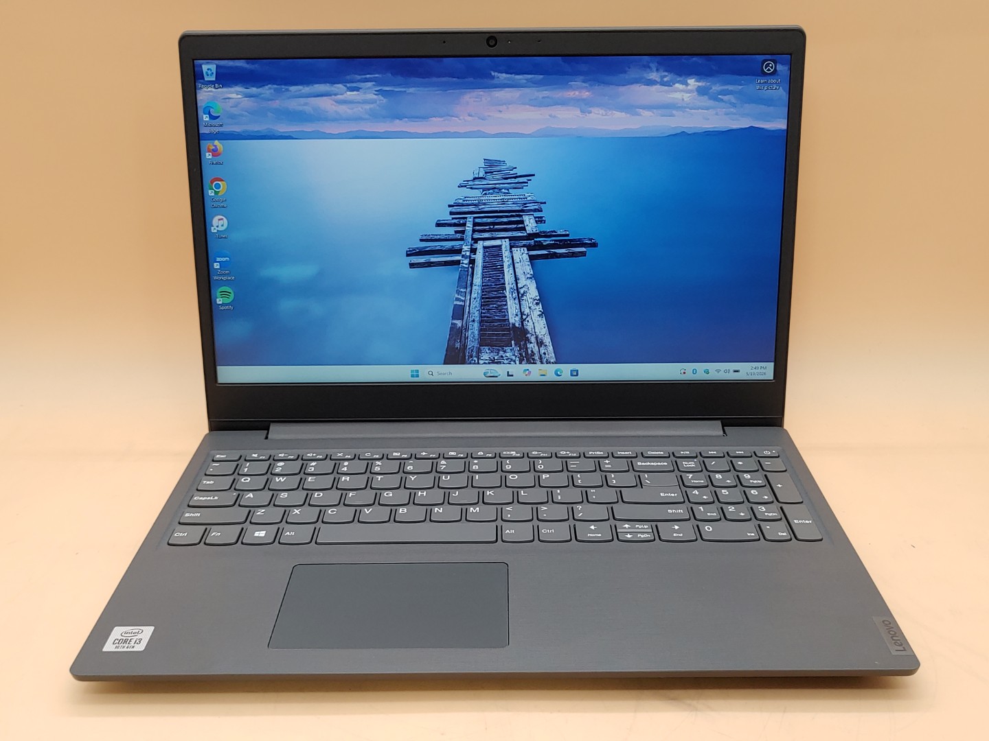 Lenovo V15-IIL 15.6" Intel i3-1005G1 8GB 128GB SSD + 1TB HDD Win11Home *NO A/C*