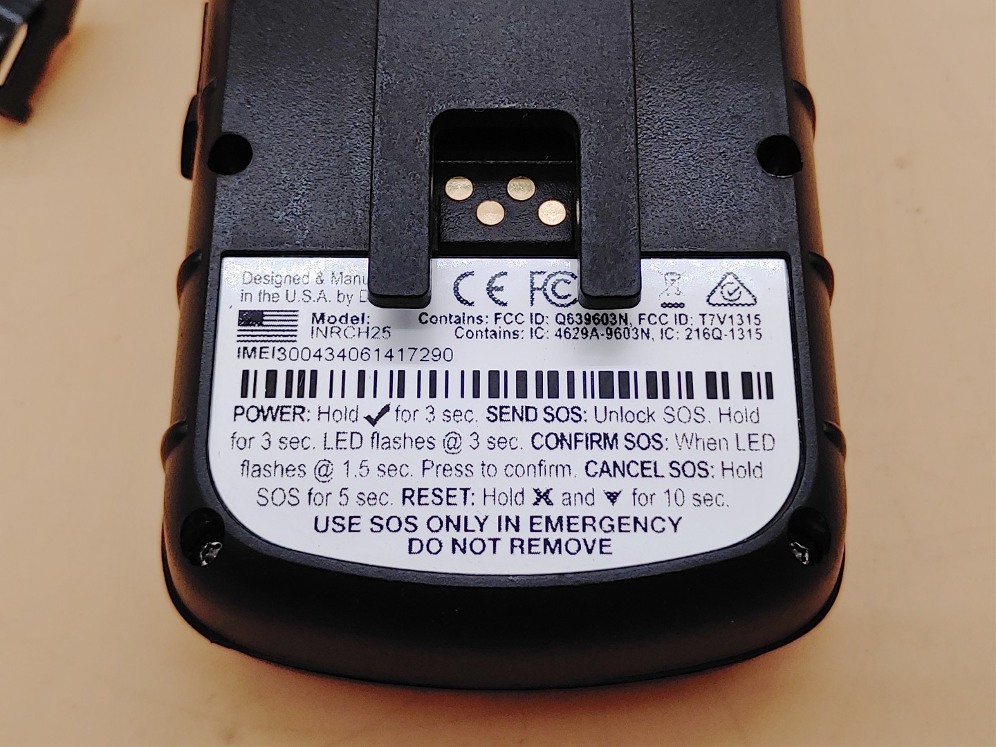 Delorme inReach EXPLORER Satellite Transceiver (INRCH25) **NO CHARGER** - Image 8
