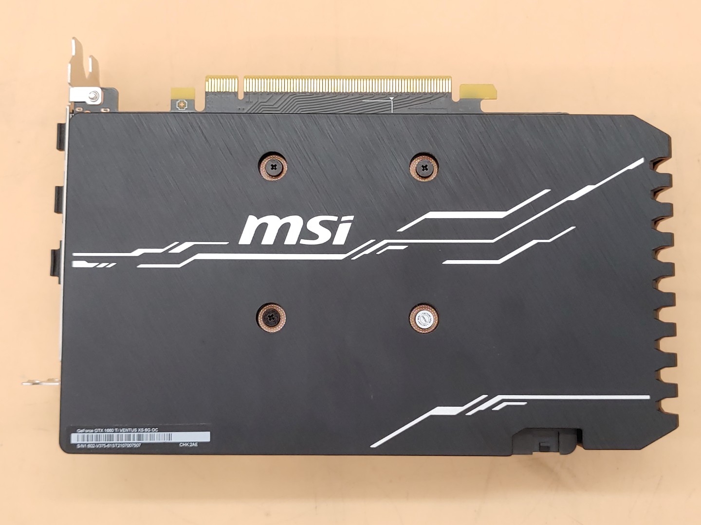 MSI GeForce GTX 1660 Ti VENTUS XS 6GB OC PCI-E GDDR6 Graphics Card - Image 7