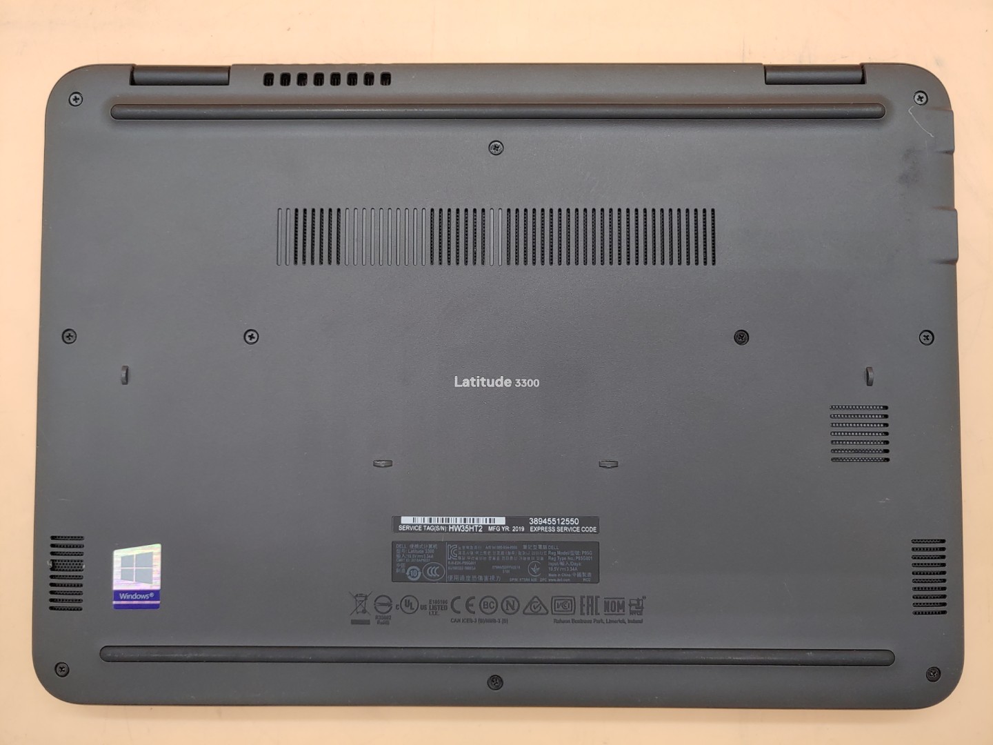Dell Latitude 3300 13.3" Intel i5-8250U 8GB 256GB SSD Win11Pro **NO BATT/NO AC** - Image 6