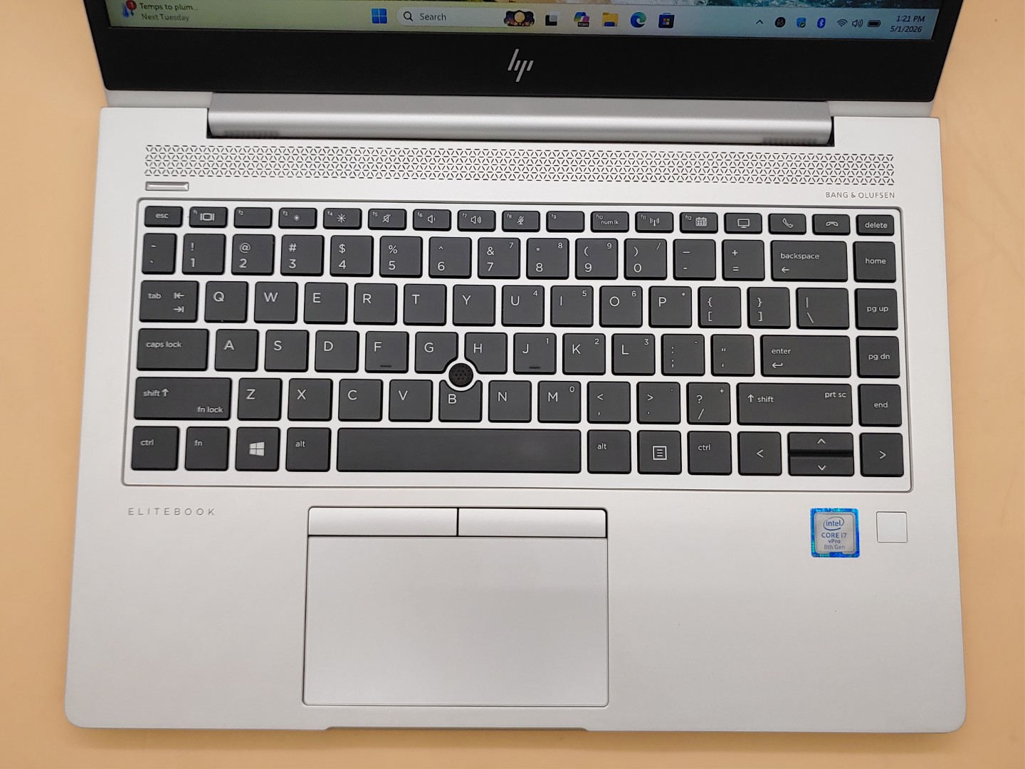 HP EliteBook 840 G5 14" Intel i7-8650U 16GB 512GB SSD Windows11Pro **NO A/C** - Image 5