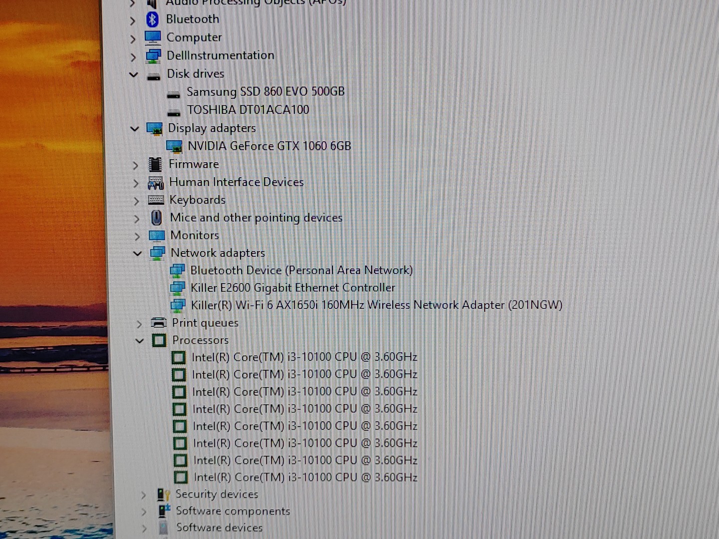 Dell G5 5000 Desktop Intel i3-10100 16GB 500GB SSD + 1TB HDD GTX 1060 Win11Home - Image 9