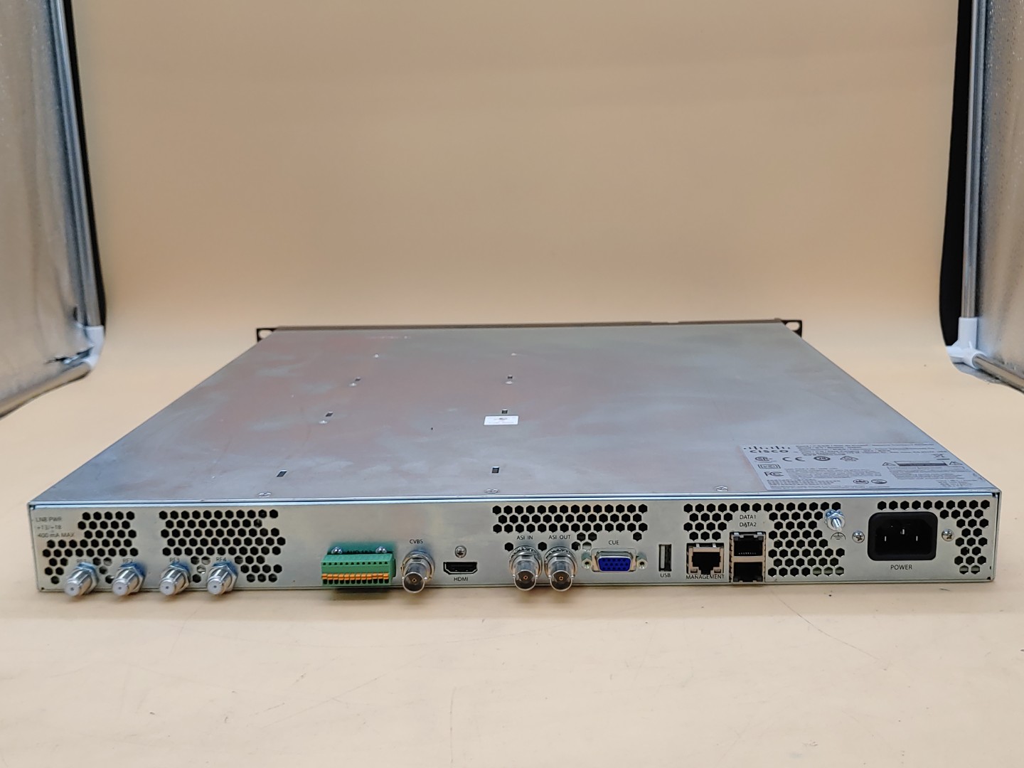 Cisco D9800 Network Transport Receiver DVB-S2, ASI, MPEG-2/4 Decoder **AS-IS**** - Image 11