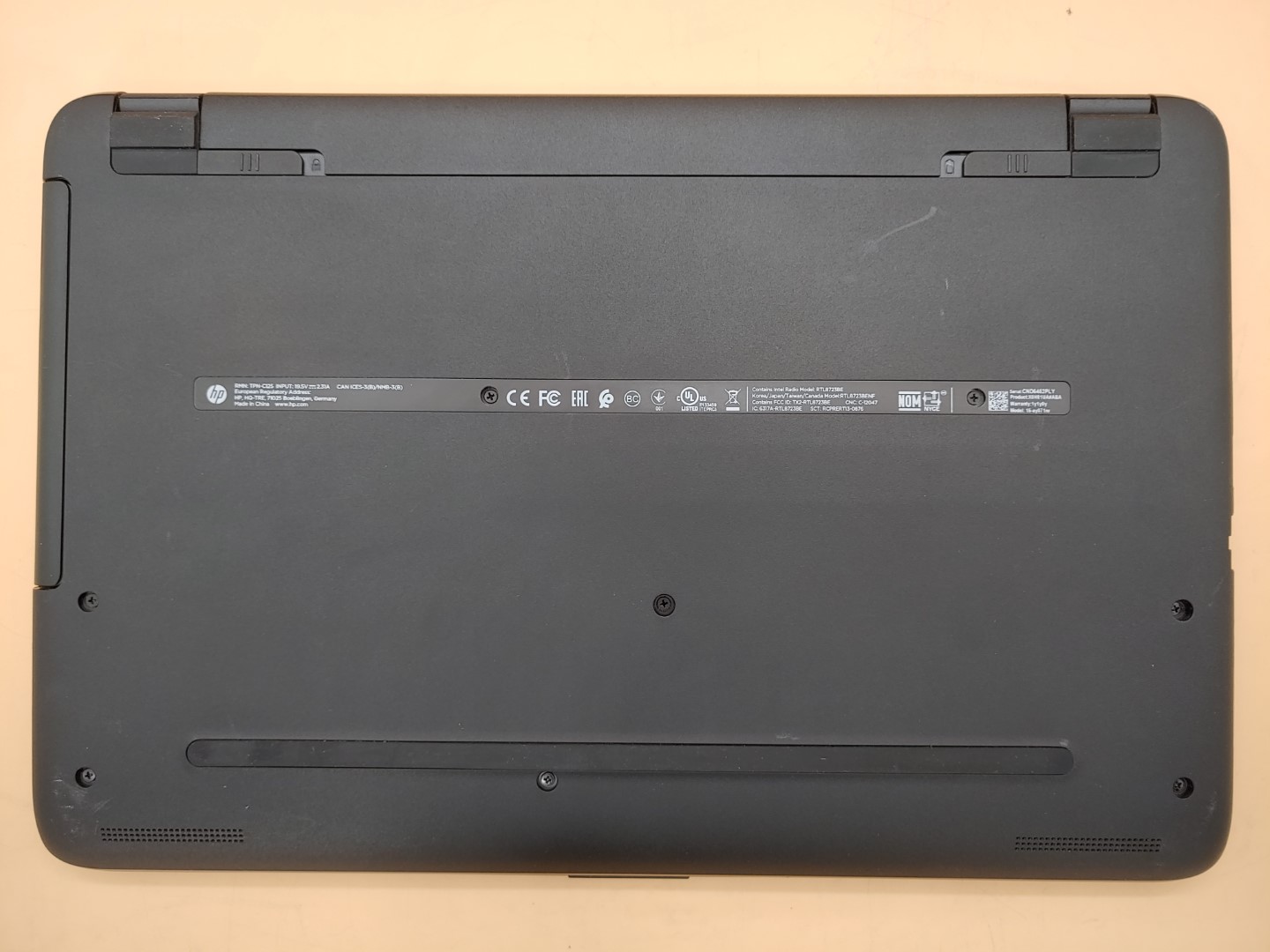 HP Notebook 15-ay071nr 15.6" Touch i3-5005U 8GB 1TB HDD *NO OS/NO AC* *BAD BATT* - Image 6
