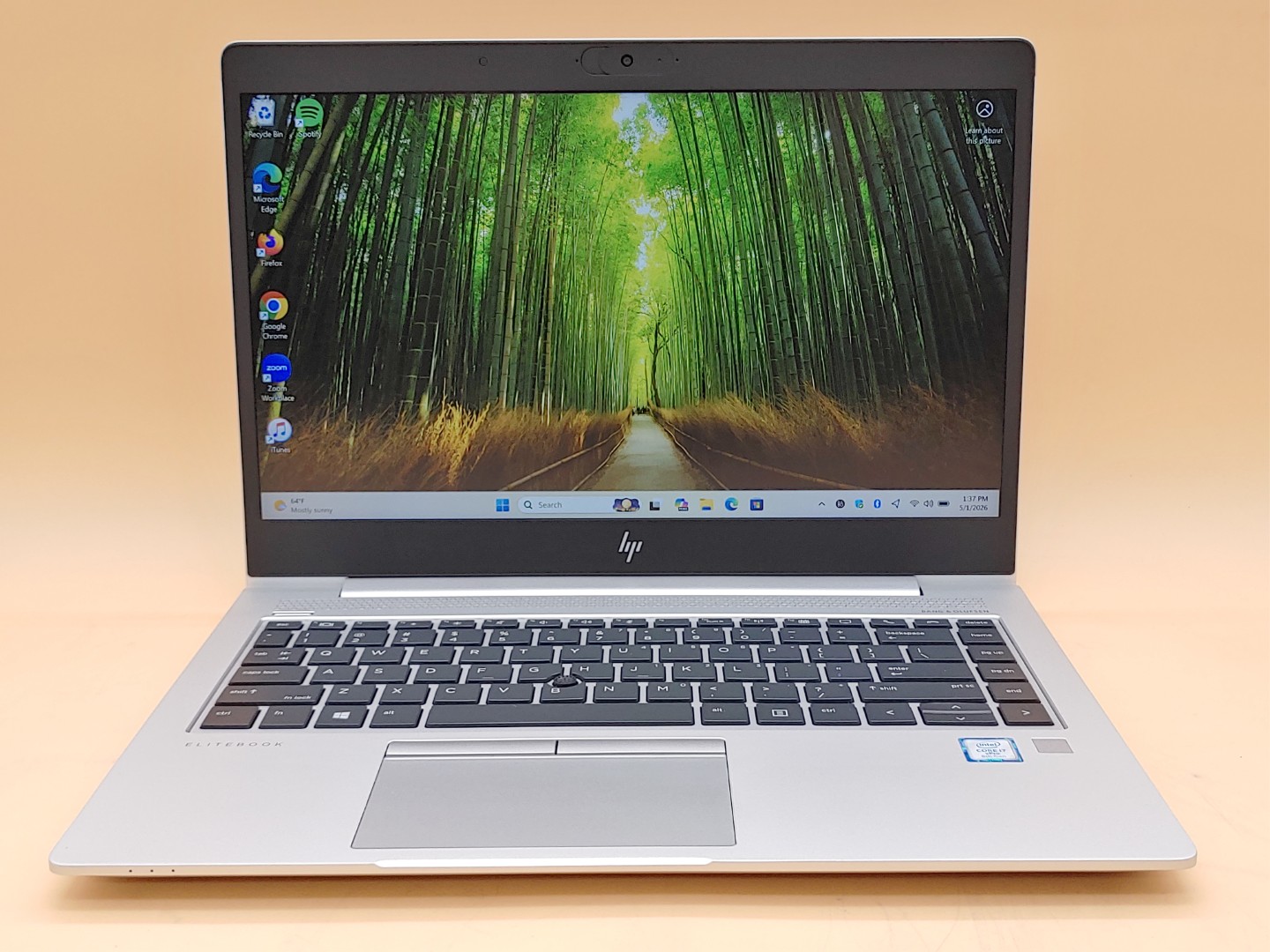 HP EliteBook 840 G5 14" Intel i7-8650U 16GB 512GB SSD Windows11Pro *NO A/C* - Image 2