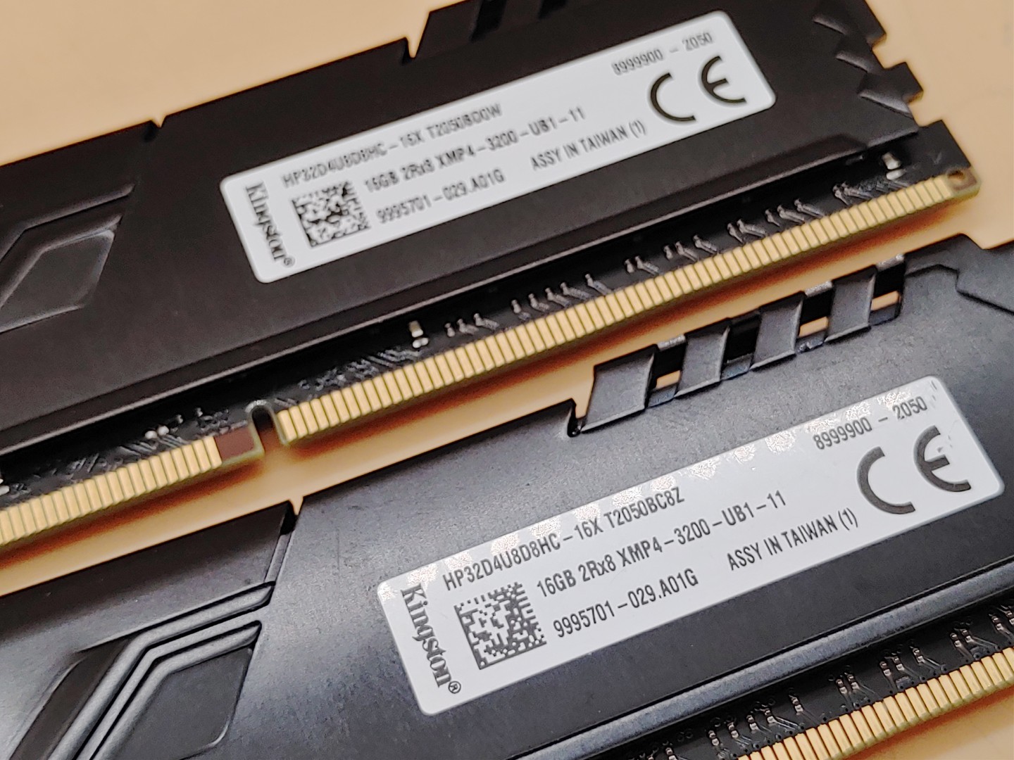 Kingston HyperX Fury 16GB PC4-25600 DDR4 3200 UDIMM HP32D4U8D8HC-16X -LOT of (2) - Image 3