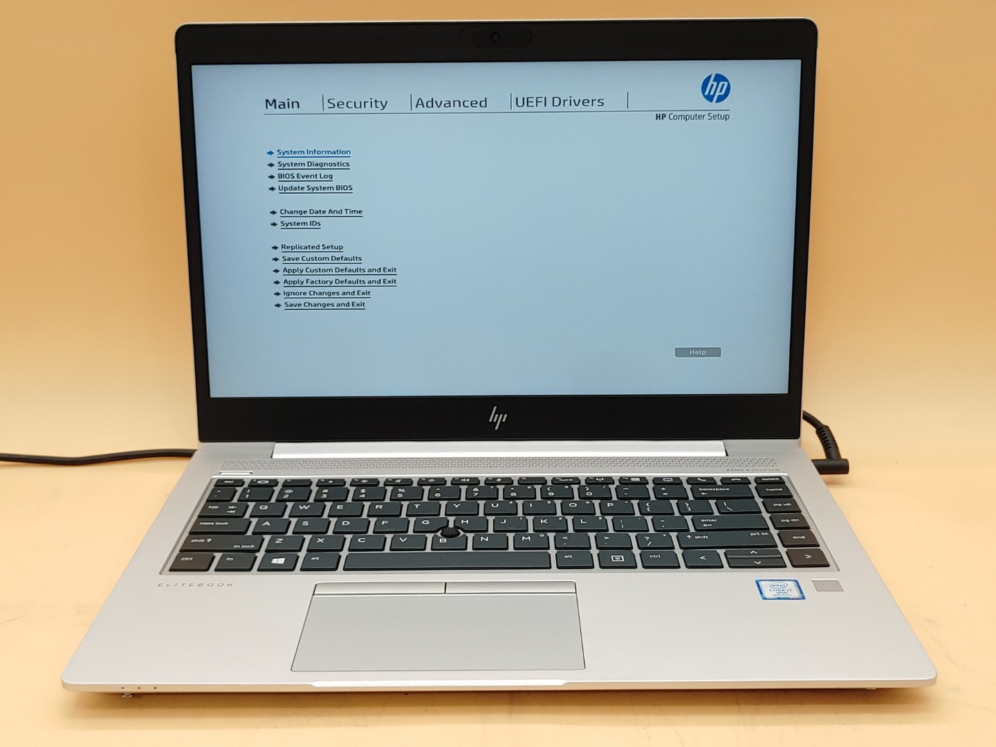HP EliteBook 840 G5 14" Intel i7-8650U *NO SSD/ NO RAM/ NO BATT/ NO AC*