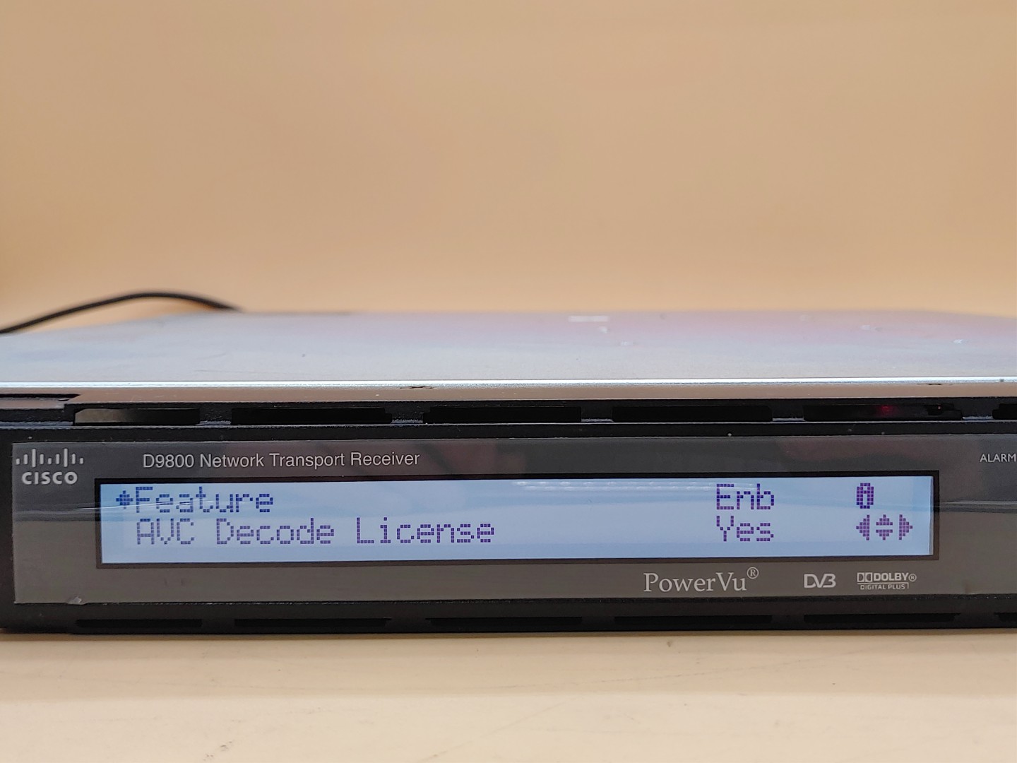 Cisco D9800 Network Transport Receiver DVB-S2, ASI, MPEG-2/4 Decoder **AS-IS**** - Image 4