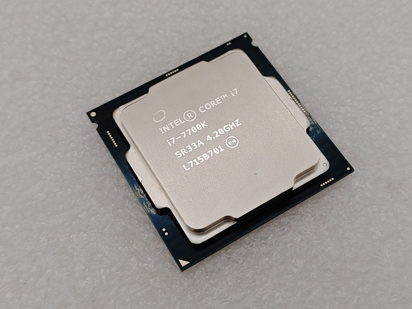 Intel Core i7-7700K SR33A 4.20GHz 8M Quad-Core LGA1151 CPU Desktop