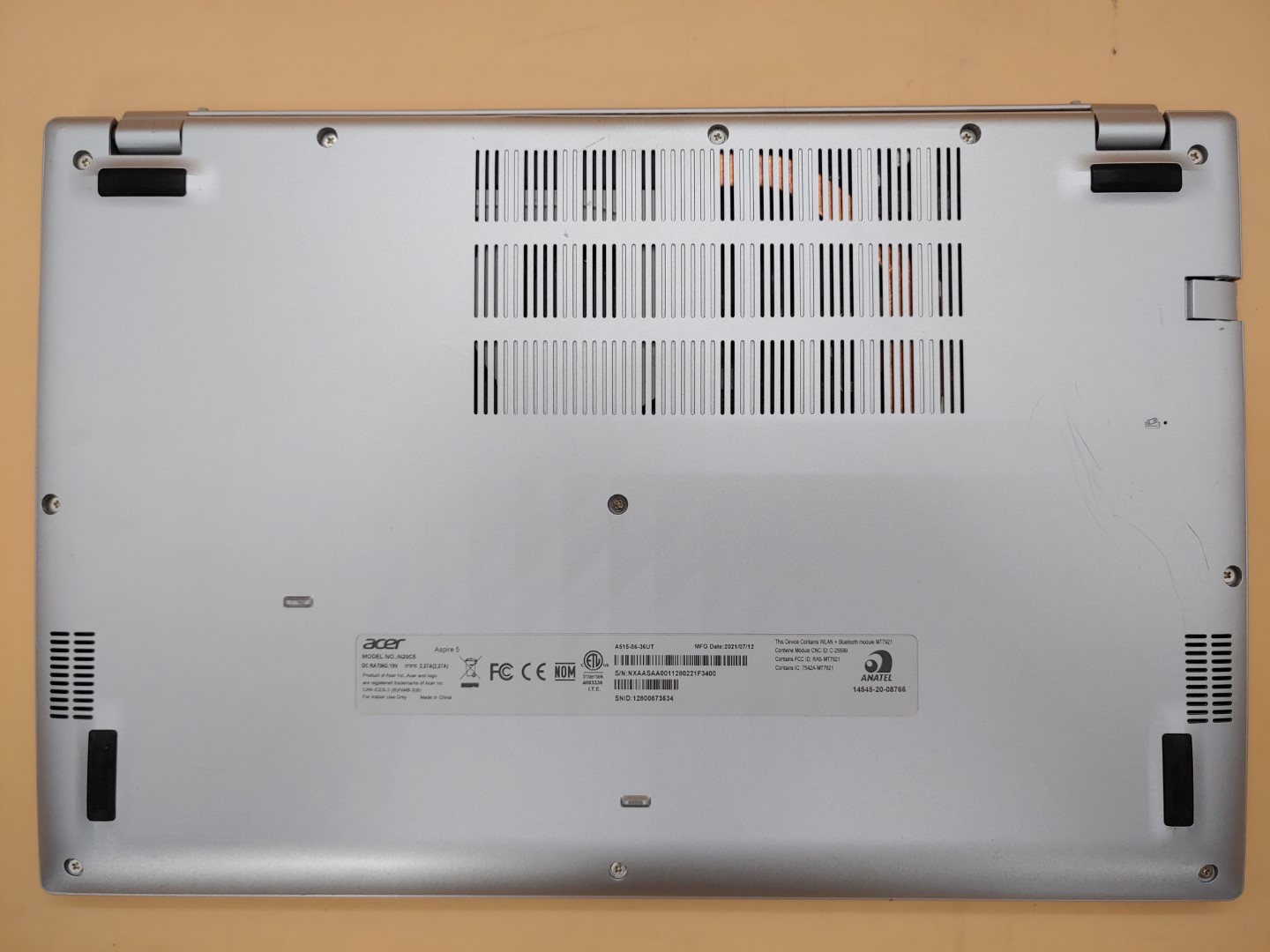 Acer Aspire 5 A515-56 15.6" Intel i3-1115G4 8GB 128GB NVMe Windows11 *NO A/C* - Image 6