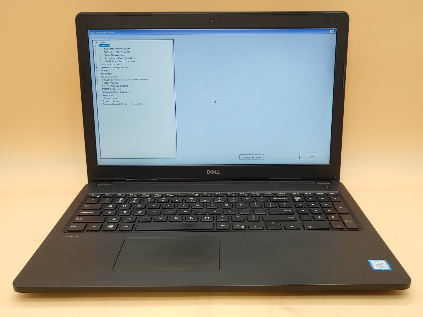 Dell Latitude 3580 15.6" Intel i5-7200U 8GB RAM **NO SSD/HDD/NO OS/NO AC**