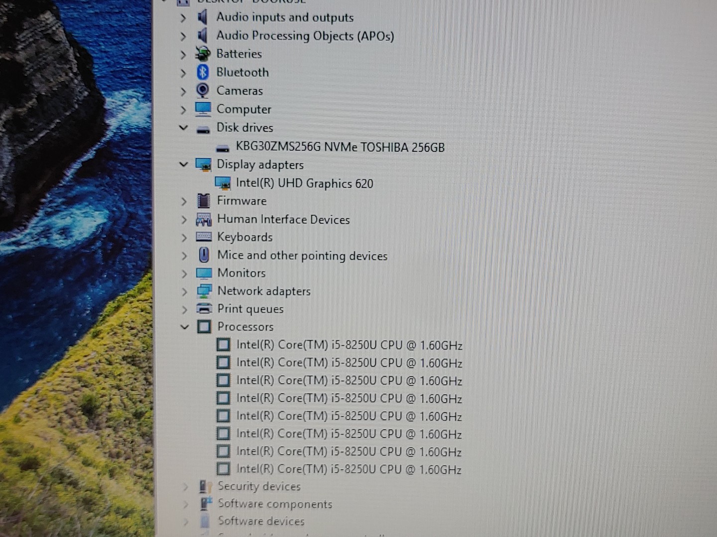 Dell Latitude 3300 13.3" Intel i5-8250U 8GB 256GB SSD Win11Pro **NO BATT/NO AC** - Image 11