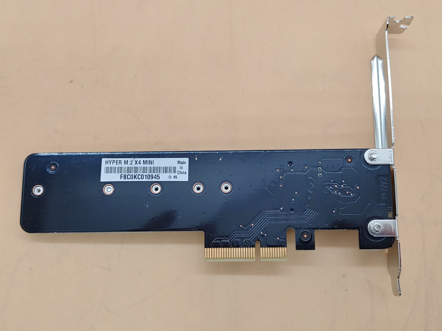 Asus Hyper M.2 X4 MINI Card PCI-E Adapter (Full Height) w/ Samsung 512GB M.2 SSD - Image 8