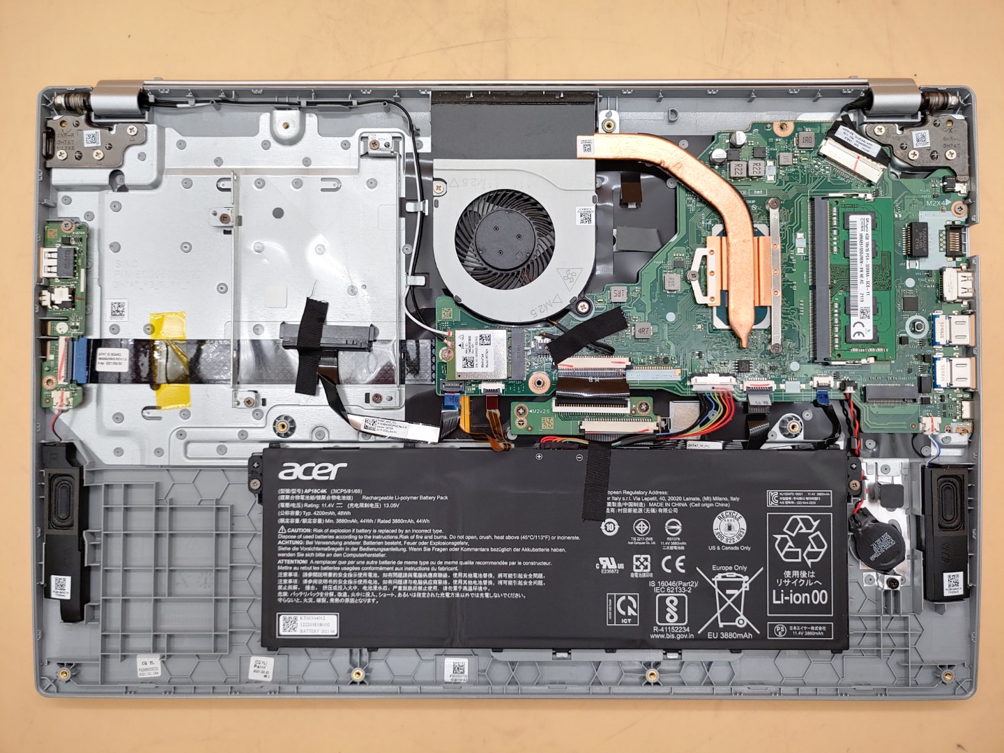Acer Aspire A517-52 17.3" Intel i7-1165G7 8GB **NO SSD/NO AC* **NO POWER (DOA)** - Image 7