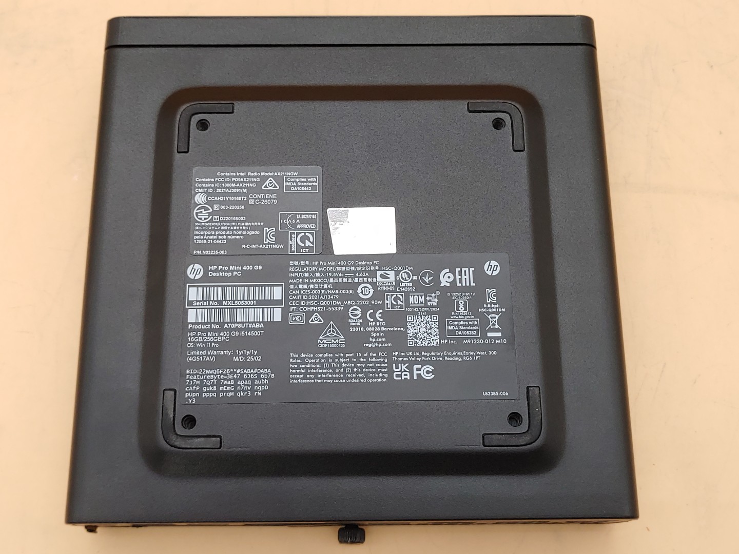 HP Pro Mini 400 G9 Intel Core i5-14500T 256GB SSD Wi-Fi **NO RAM/NO OS/NO AC** - Image 6